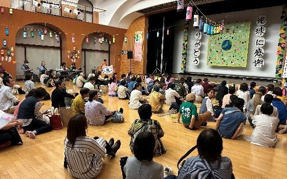 地球愛祭りの会場のようす